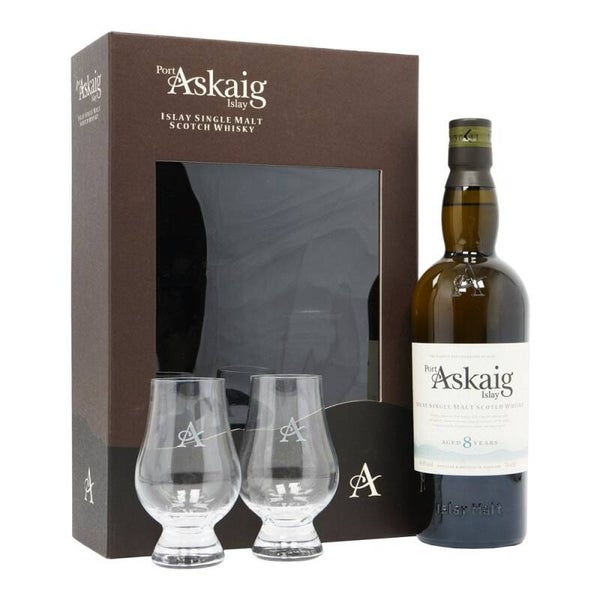 Coffret Askaig 8 ans / 2 Verres