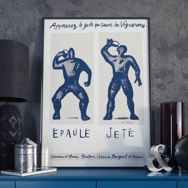Affiche Épaulé Jeté - par Michel Tolmer