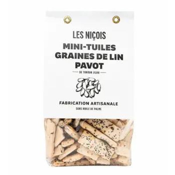 Mini-tuiles graines de lin pavot de Tonton Jilou (200g)