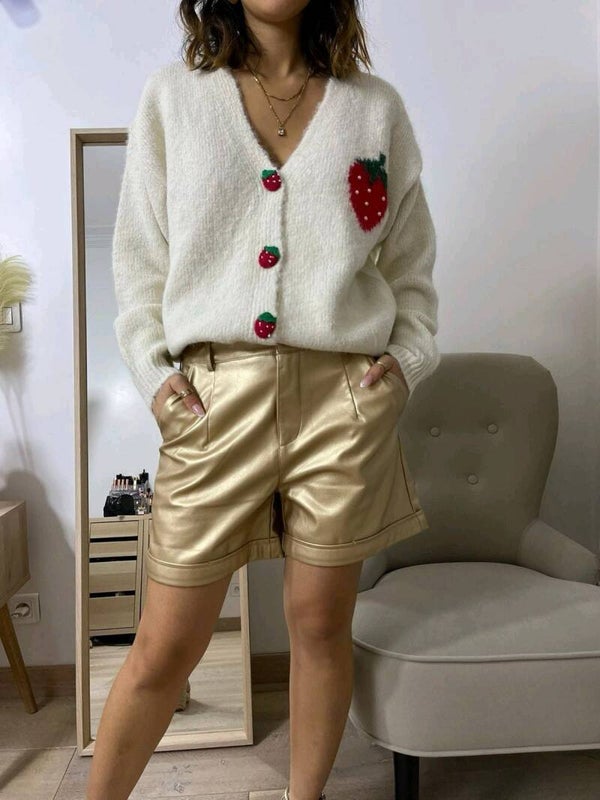 Gilet fraise