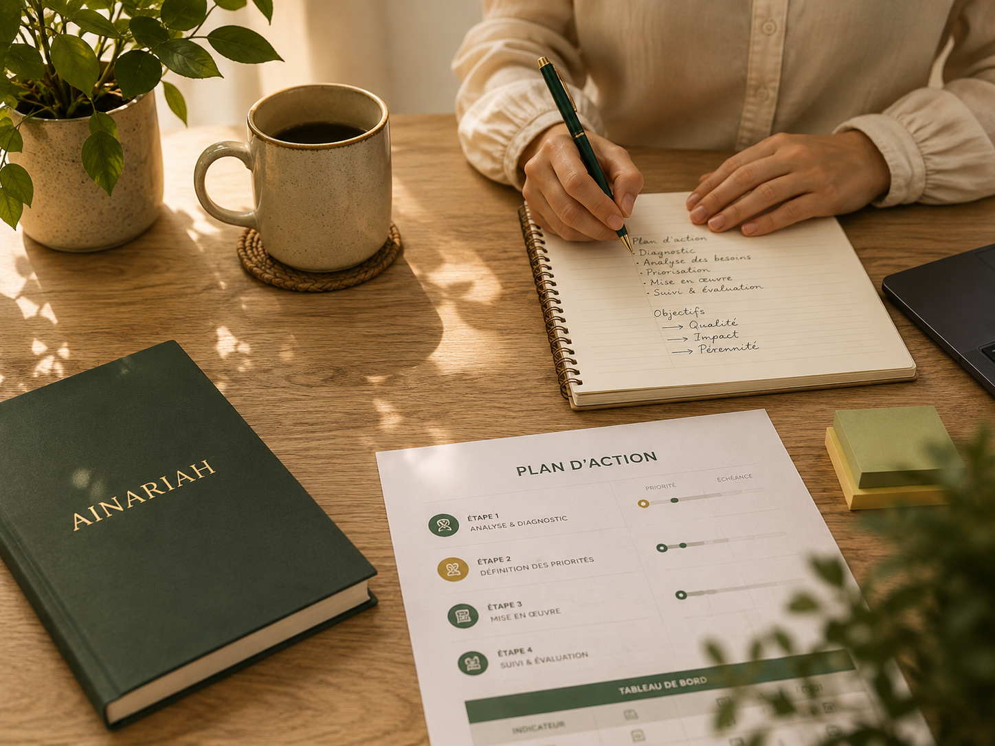 Conseil et accompagnement AINARIAH : réflexion et construction d’un plan d’action adapté