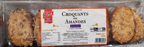 Barquette Croquants aux ammandes
