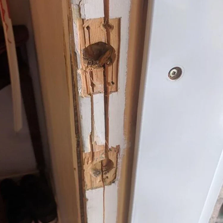 Door frame damaged, repair, handyman coventry