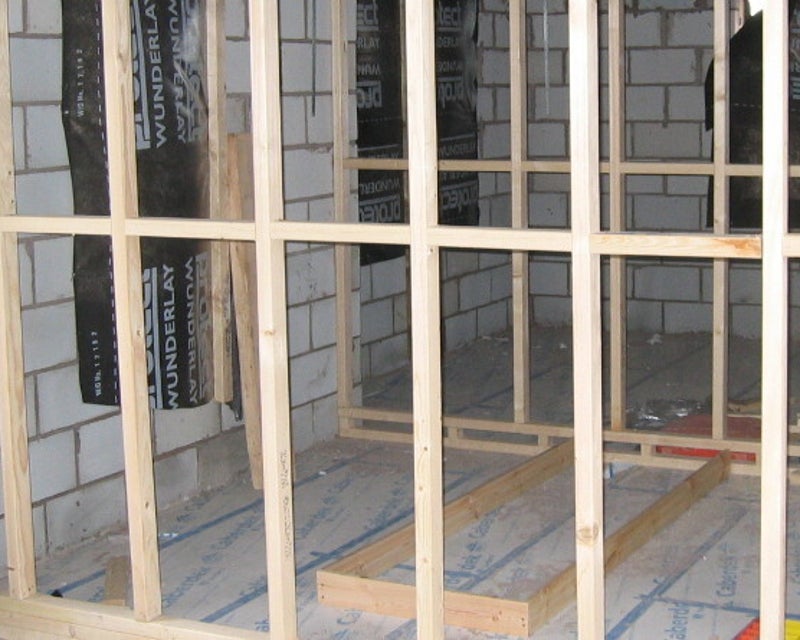 Stud working making a partition wall In Coventry extra rooms created by a carpenter in coventry