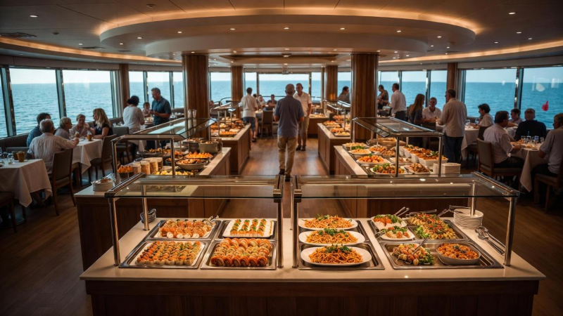 buffet restaurant ocean