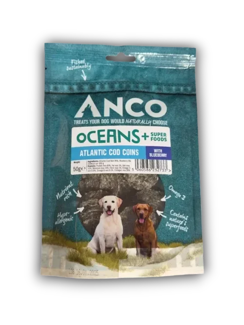 Anco Oceans+ Atlantic Cod Coins with Pumpkin 50g