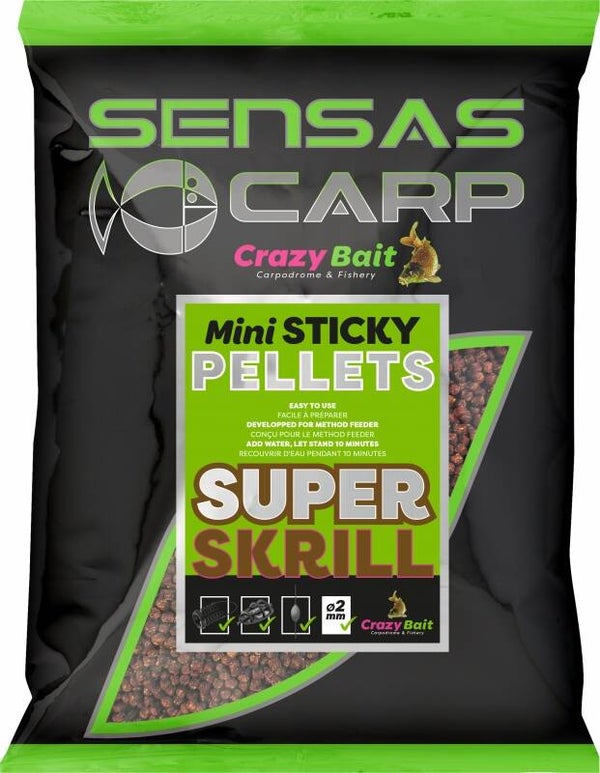 SENSAS MINI STICKY PELLETS SUPER KRILL 700G (44784)