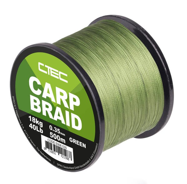 C-TEC CARP BRAID GREEN 500M