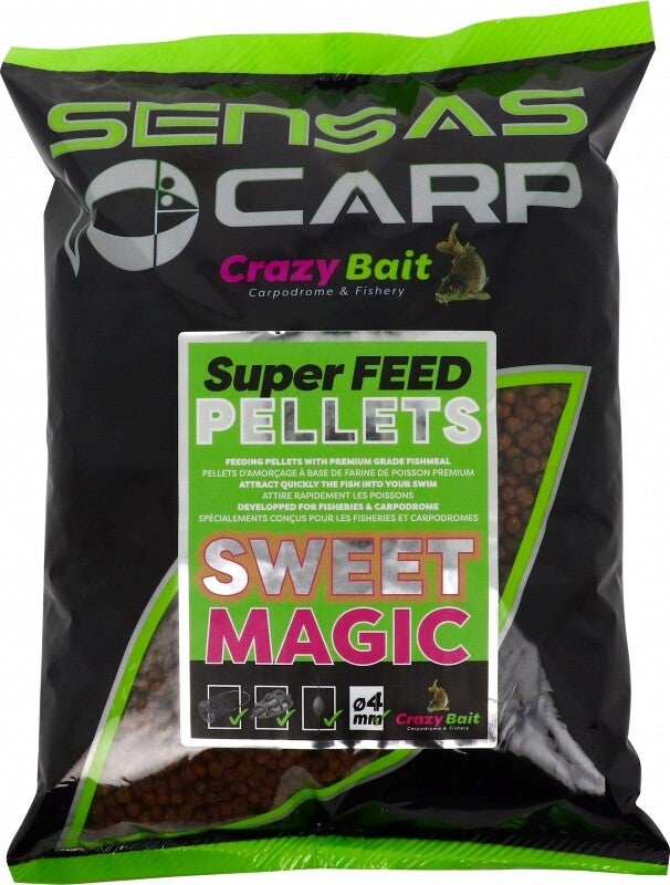 SENSAS SUPER FEED PELLETS SWEAT MAGIC 700GR