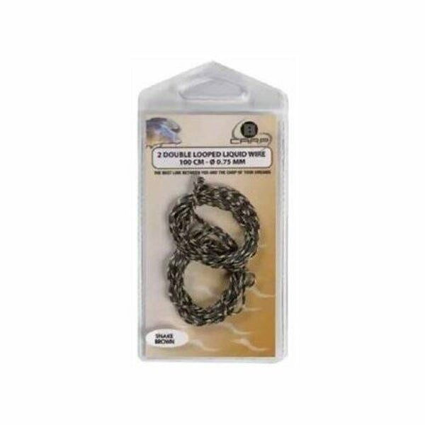 B CARP DOUBLE LOOPED LIQUID WIRE 1M