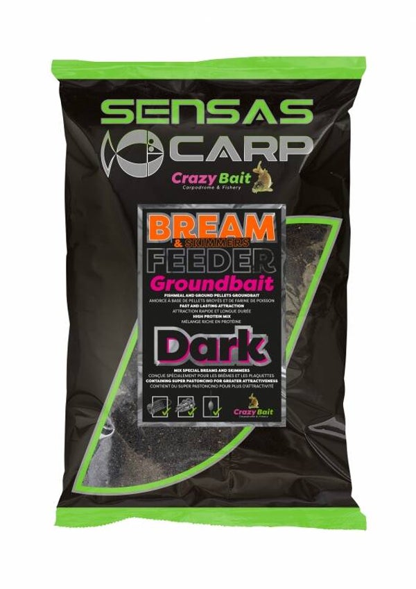 SENSAS UK BREAM FEEDER DARK 2KG