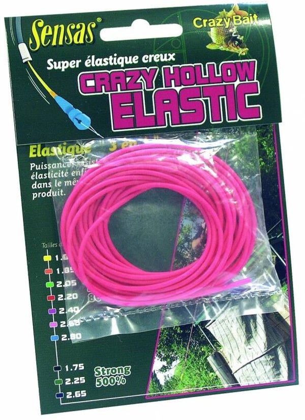 SENSAS CRAZY HOLLOW ELASTIEK SOFT 800% 3M