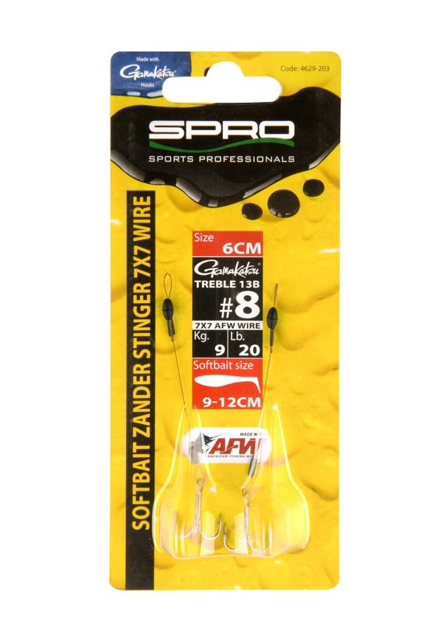 SPRO SOFTBAIT ZANDER STINGER 7x7