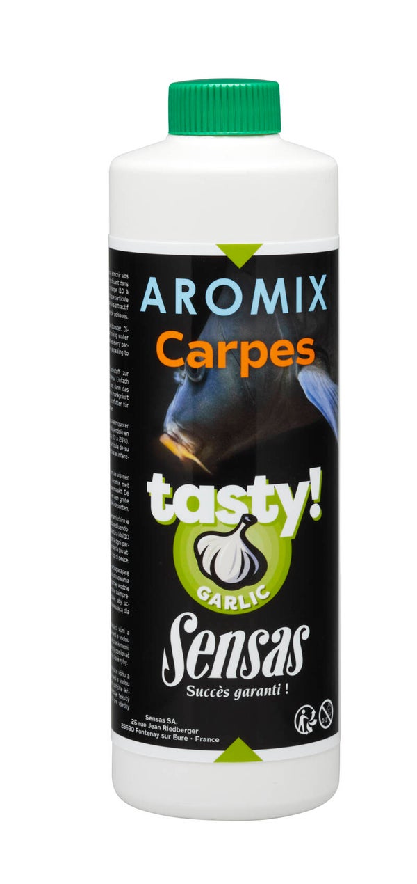 SENSAS AROMIX CARP TASTY GARLIC 500ML