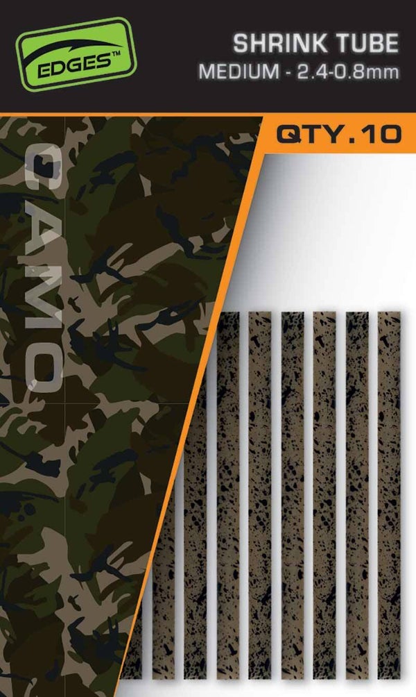 FOX EDGES CAMO SHRINK TUBE M 2.4 - 0.8mm X 10