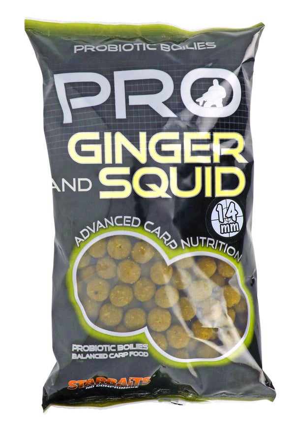 STARBAITS PRO GINGER SQUID BOILLIES 2,5KG