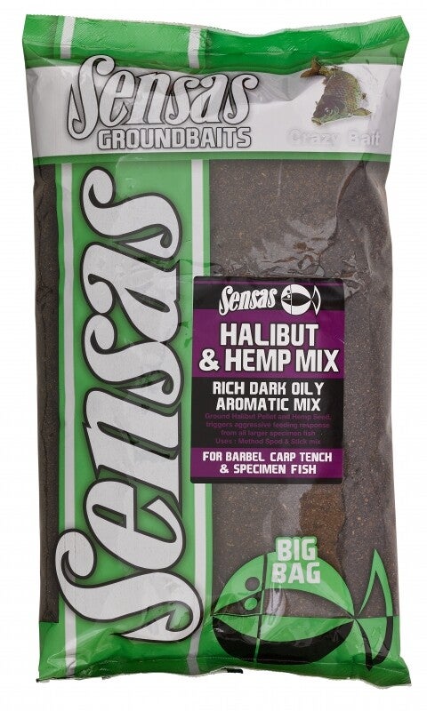 SENSAS BIG BAG HALIBUT & HEMP MIX 2KG