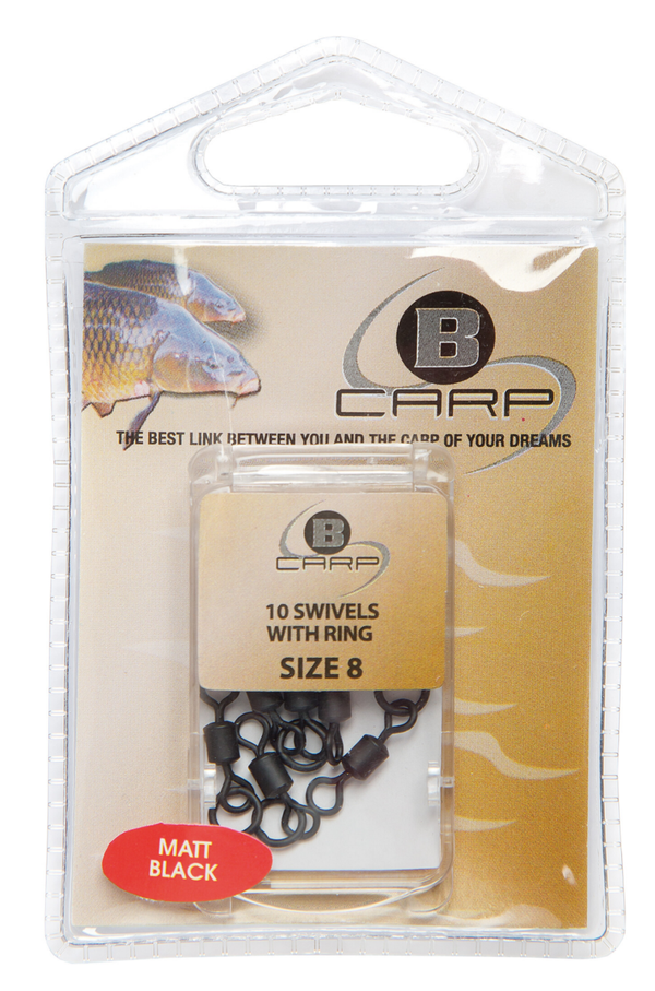 B CARP SWIVELS WITH RING