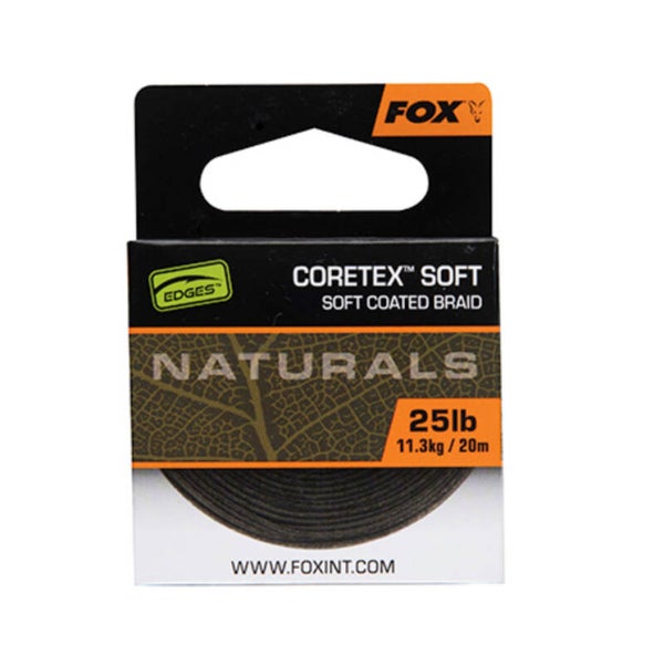 FOX EDGES NATURALS CORETEX SOFT X20 - 25LB/11.3KG