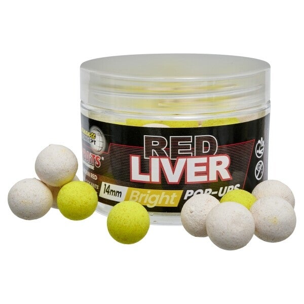 STARBAITS RED LIVER 14 mm BRIGHT POP UPS