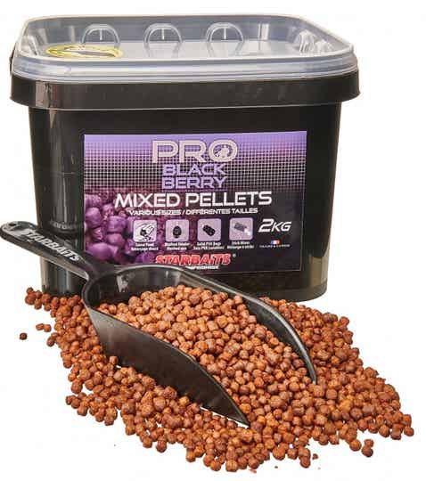 STARBAITS PRO BLACKBERRY PELLETS MIX 2KG