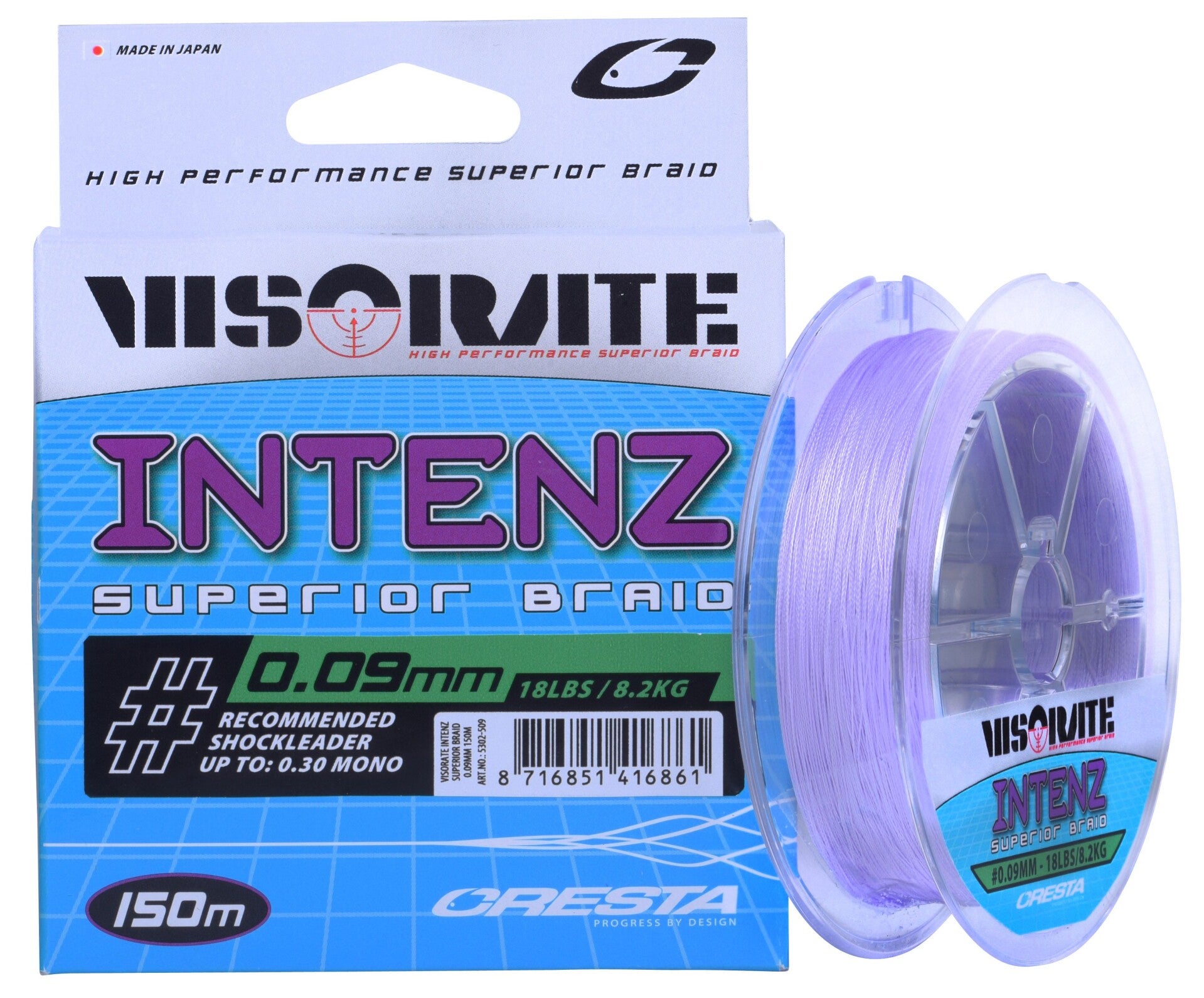 CRESTA VISORATE INTENZ SUPERIOR BRAID 150M