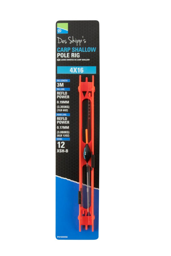 PRESTON CARP SHALLOW POLE RIG