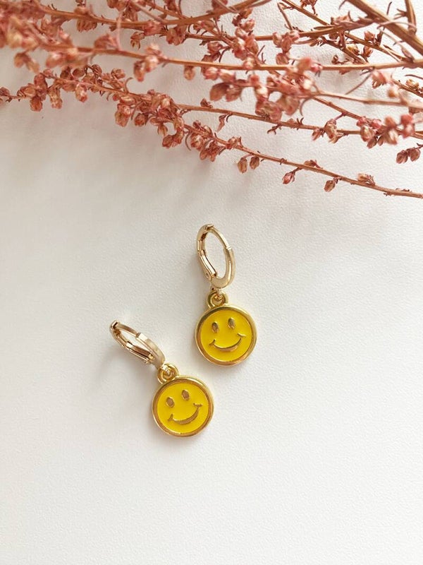 Smiley | hangers | Geel