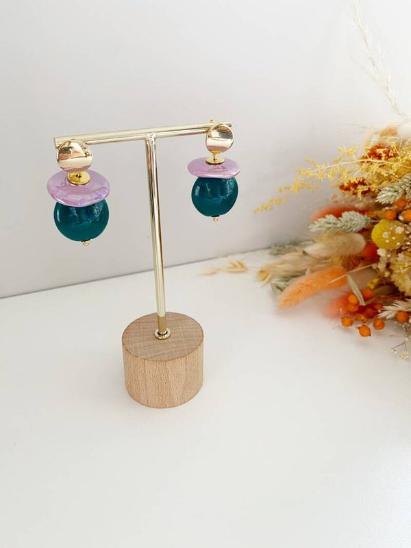 Nell hangers groen/lila