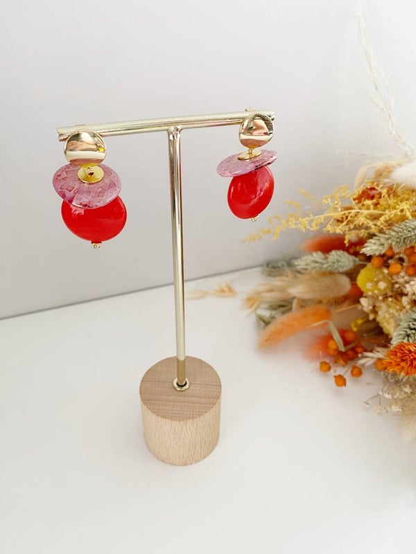 Nell hangers rood/roze