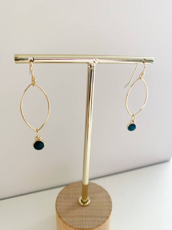 Elisa | hangers | Dark green