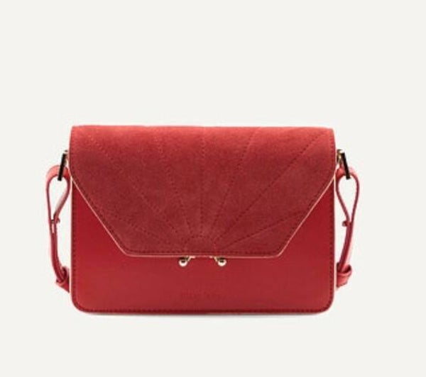 Ton sur ton poppy red schoudertas Sticky Sis