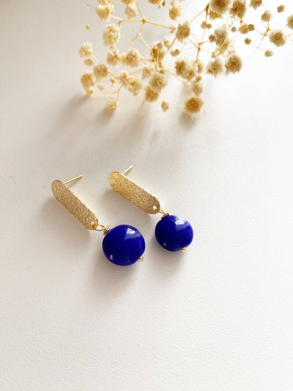Ola | Earrings | Cobalt