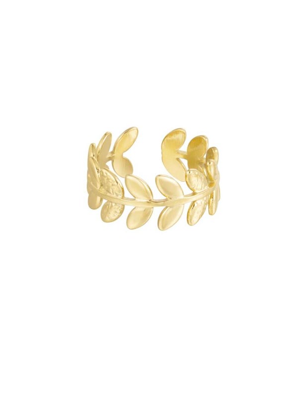 Blaadjes | Ring | Gold