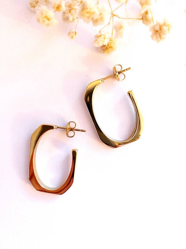 Cecile | Earrings | Gold