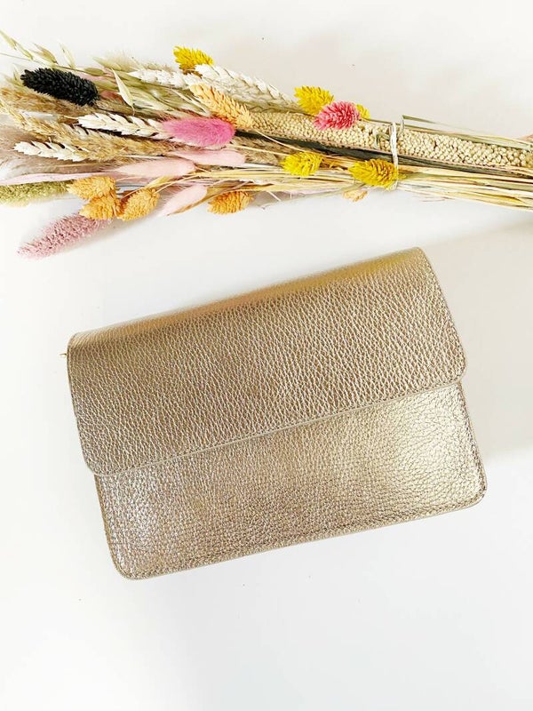 Odil schoudertas metallic