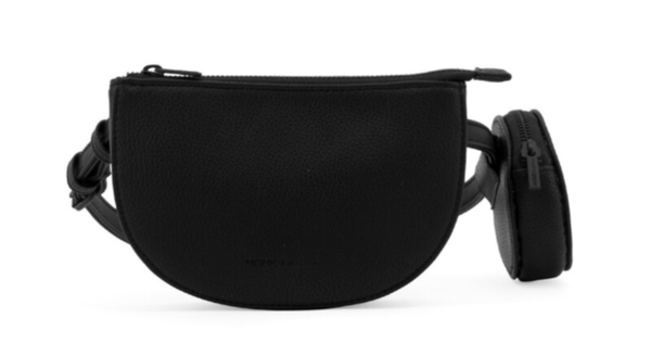 Zwarte schoudertas Monk & Anna