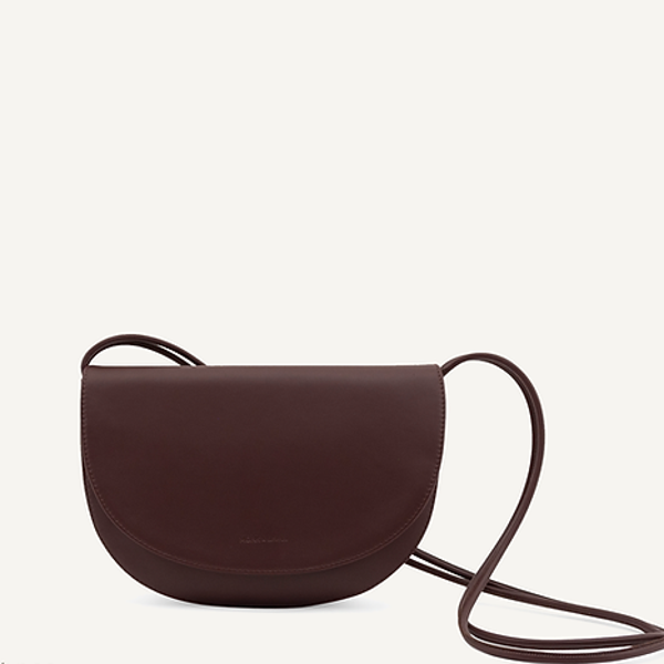 Mahonie half moon handtas Monk & Anna