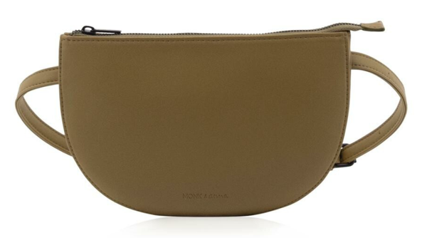 Schoudertas Monk & Anna olijfgroen