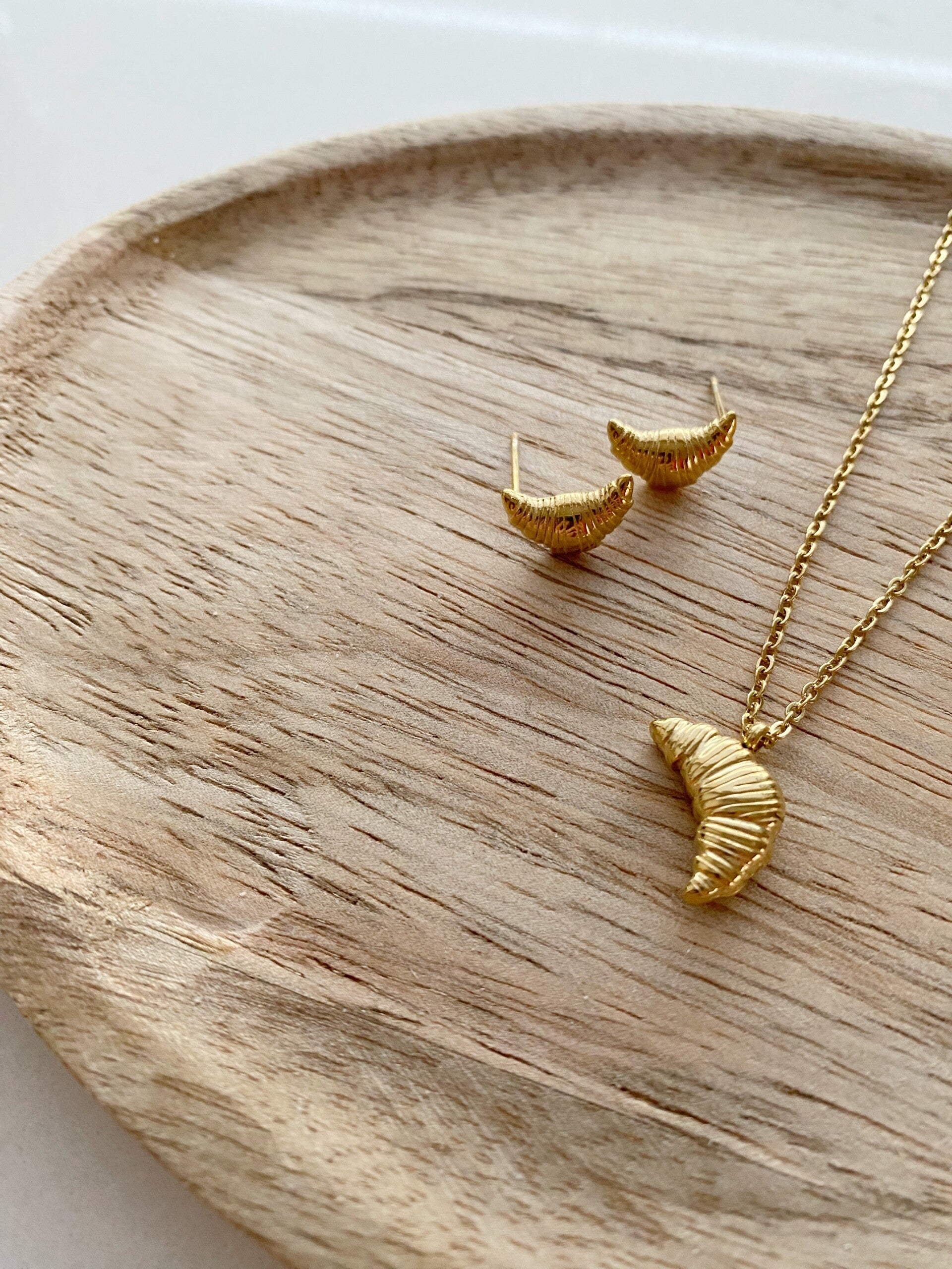 Croissants | Earrings | Necklace
