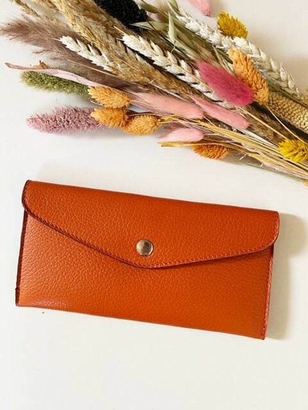 Enveloppe portemonnee oranje