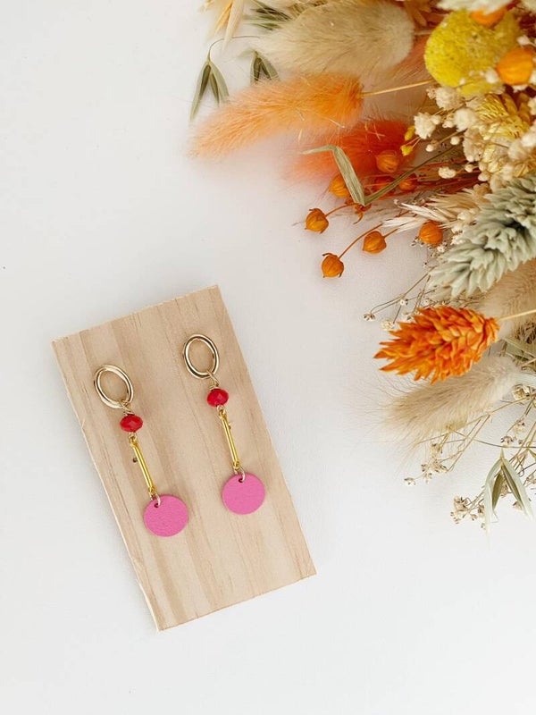 Anna hangers rood/roze