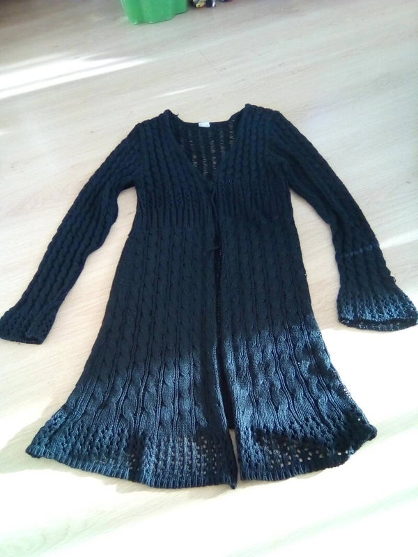 Jurk gehaakt M&S zwart, maat L