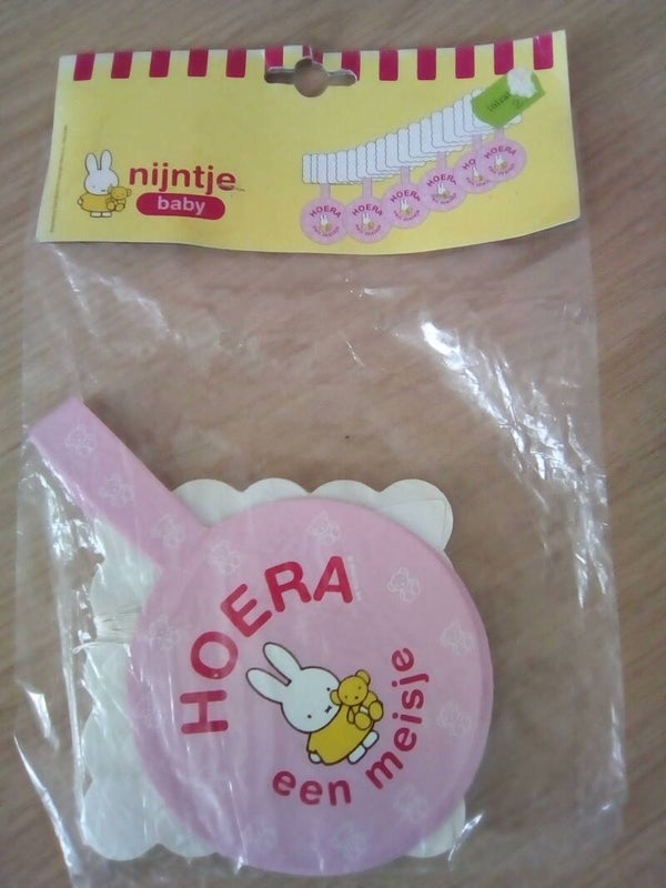 Nijntje baby slinger Hoera een meisje