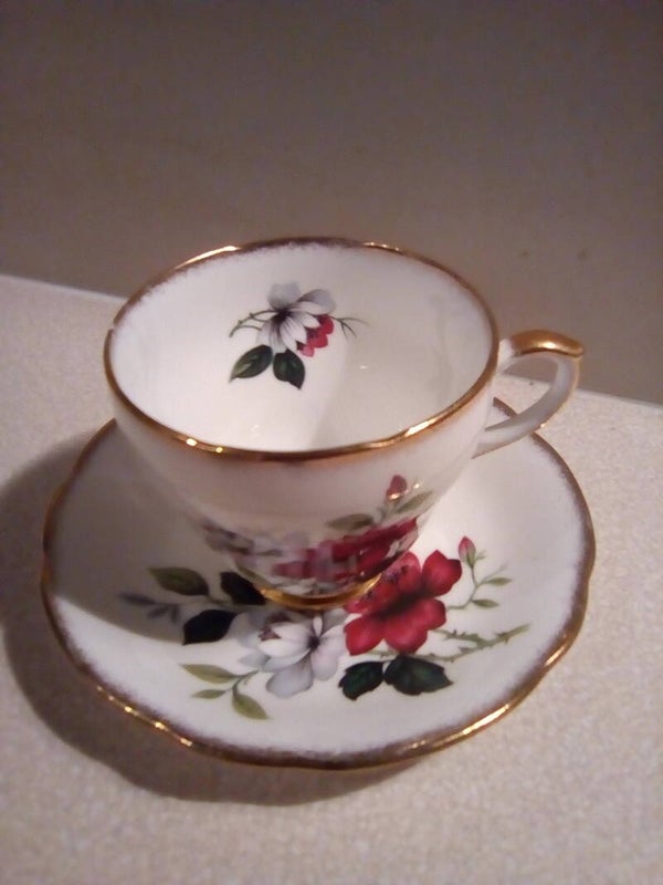 Kop en schotel Duchess bone china England 