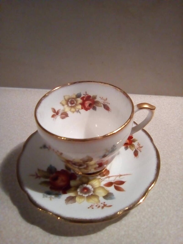 Kop en schotel Duchess bone china England 
