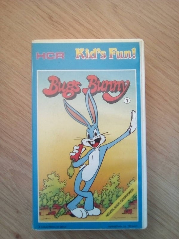 VHS videoband HCR kids fun Bugs Bunny