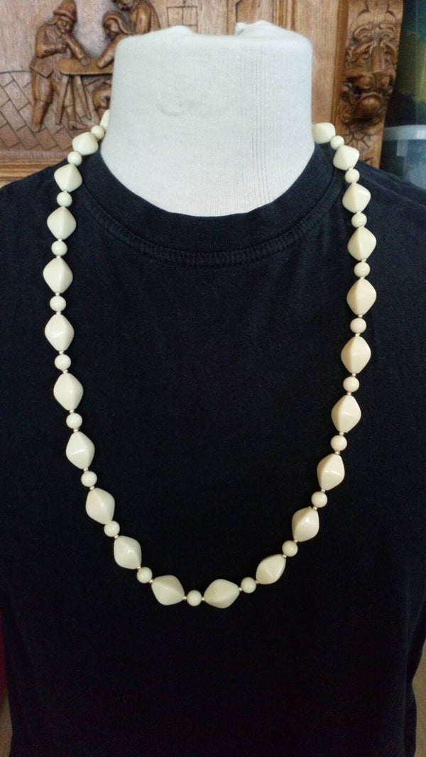Ketting kunststof crème