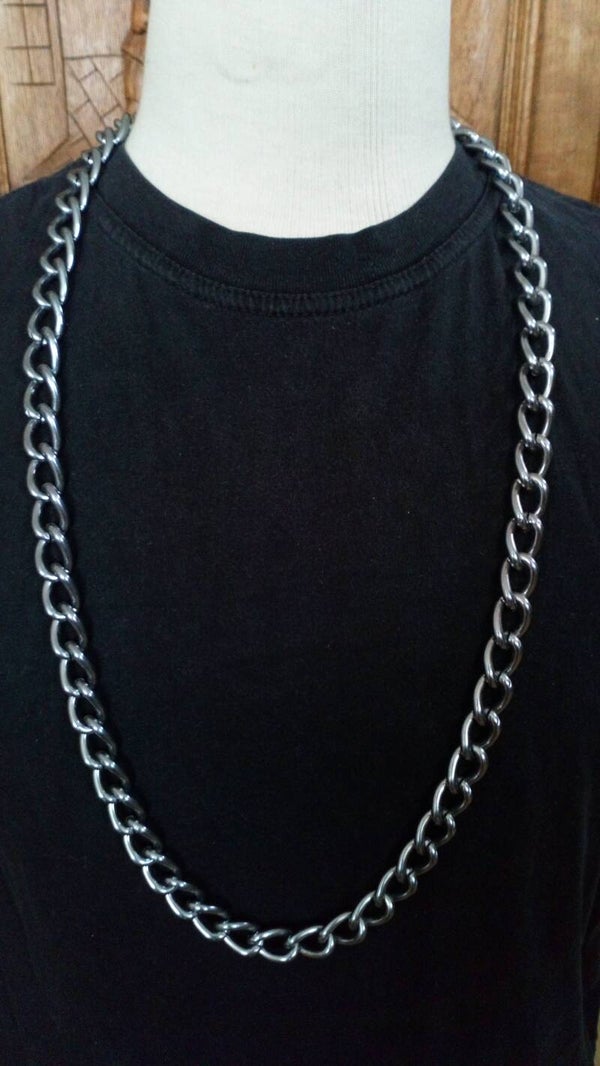 Ketting metaal ringen grijs