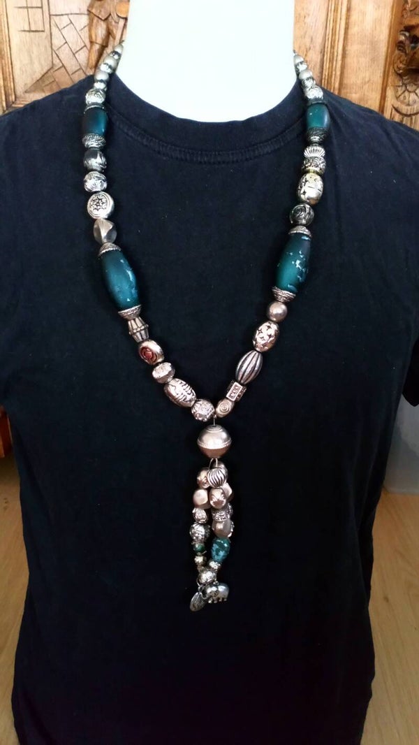 Ketting kunststof met versieringen